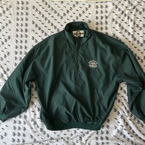 Used XL Forrest Green Stony Island North End Nylon Pullover
